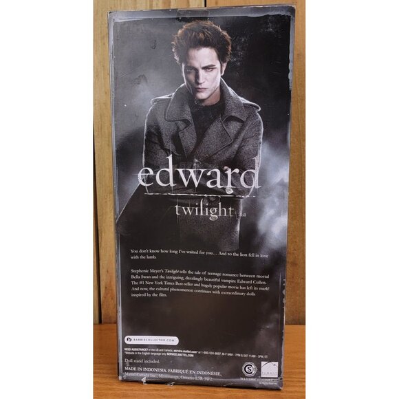 Limited Edition Mattel Twilight Edward Cullen 2009 Barbie Figure (R4161) - Picture 4 of 11